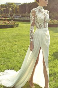 Rochie de Mireasa cu crapatura